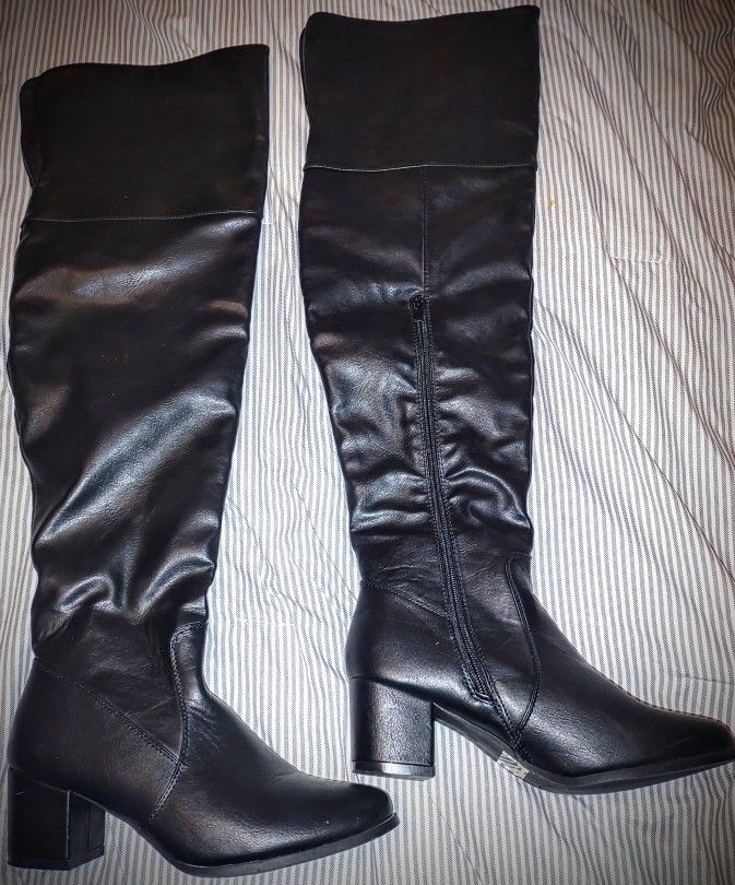 New Women's Thigh High Boots Size 10