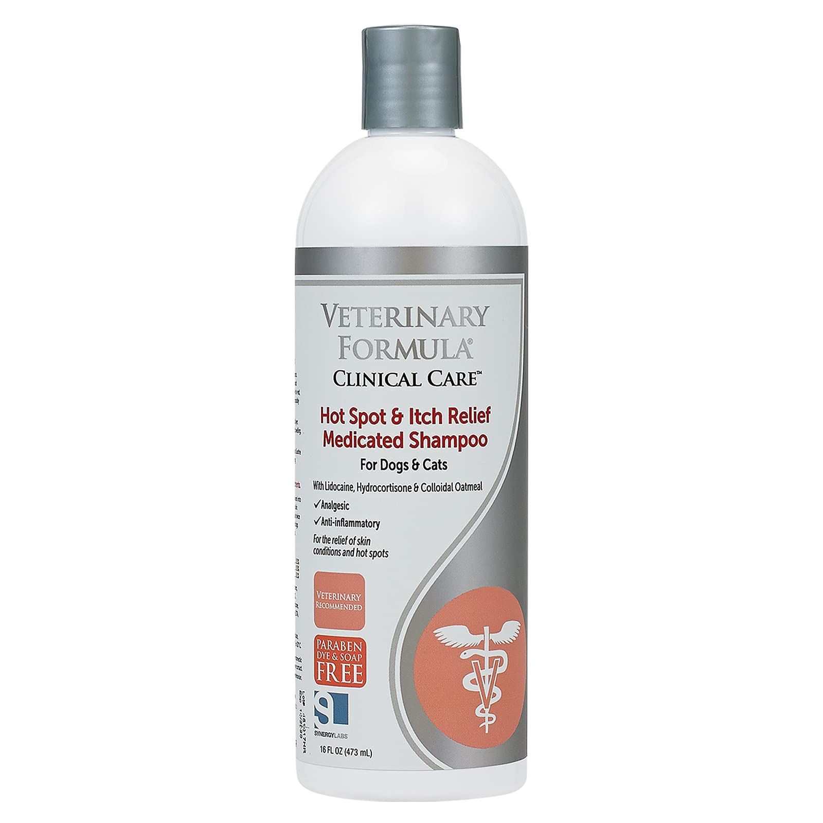 Veterinary Formula Clinical Care Hot Spot & Itch Relief Medicated Shampoo for Dogs and Cats 16oz