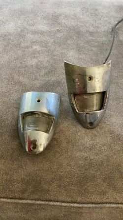 1957 Corvette license plate light housing
