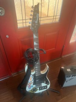 Ibanez Guitar and amp