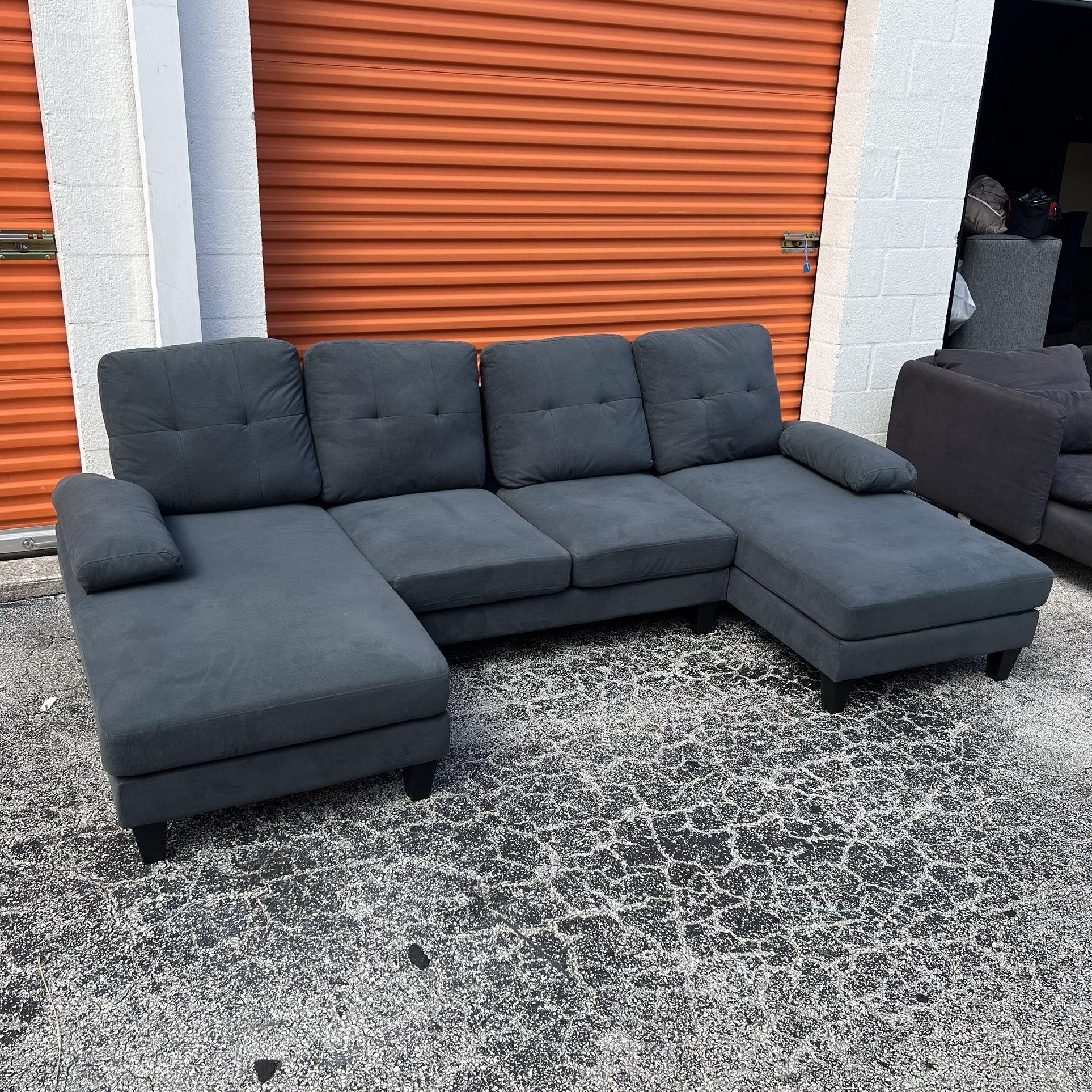 Gray U Sectional Couch π SAME DAY DELIVERY
