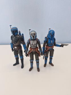 Star Wars Black Series Bo-Katan, Axe Woves, and Koska Reeves lot the Mandalorian 6" Figures