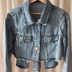 Jean crop top jacket 