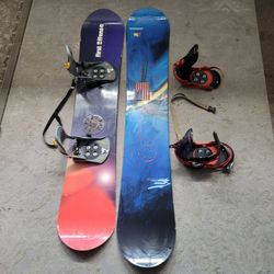 🔥 $60 Each Or $100 For Both Snowboards With Bindings 154cm 162cm All Mountain Park Ride Winter Gear 👀

Overall Good Condition

Original Price: ~$250