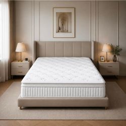 Full Size 10" Hybrid Mattress – Memory Foam & Pocket Springs – Medium Firm