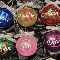 Handmade Personalized Ornaments