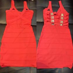 Bebe Nini Corset Bandage Dress