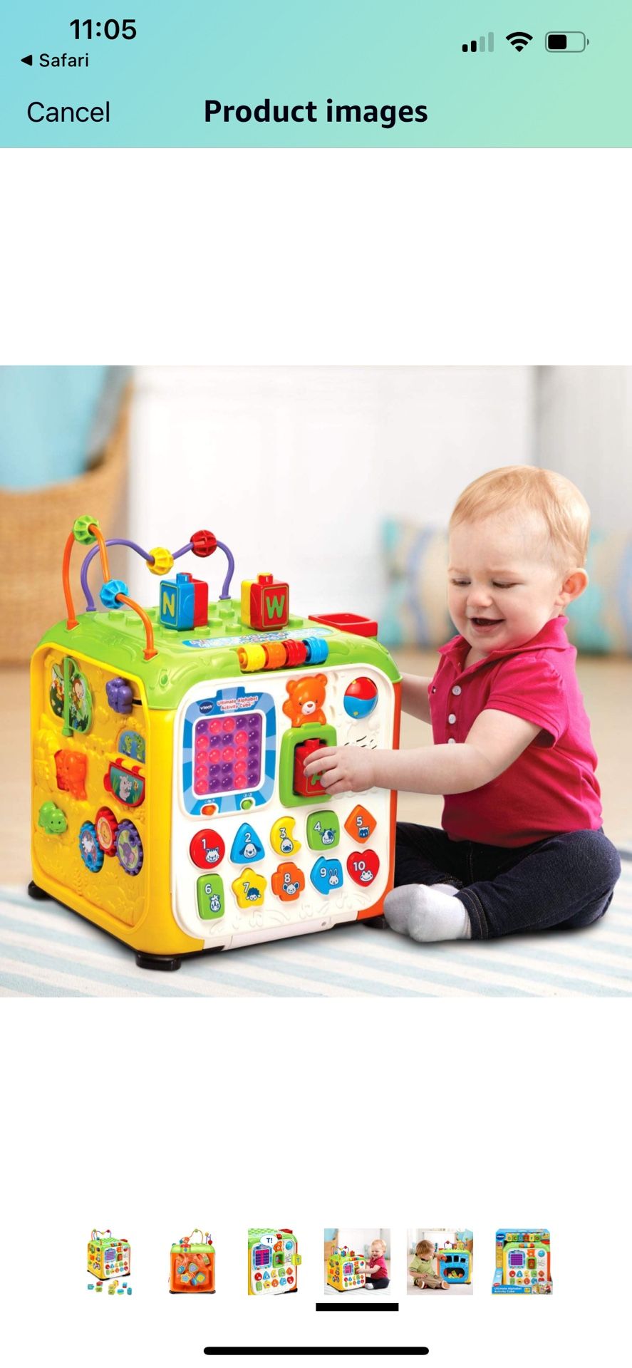 Vtech Cube And Fisher Price - Like New Standing Toy