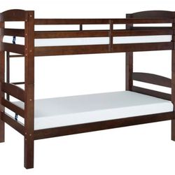 Bunk Bed Along With Memory Foam Mattress 