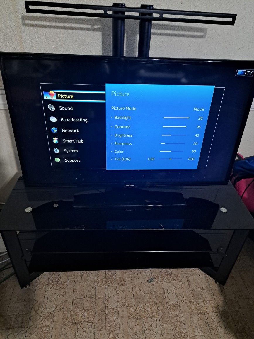 Tempered Glass Tv Stand