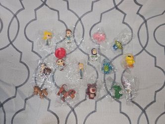 Toy Story Set of 15 Pc Cake Toppers Mini Figures 2'' Decorating Playset New
