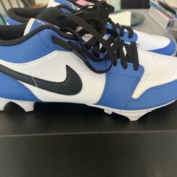 Jordan 1 Low Cleats Size 13 Fits Size 12