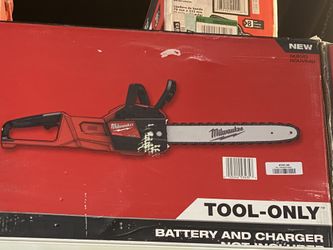 Milwaukee M18 Fuel chain saw like new. $239