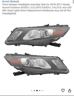 honda accord headlights