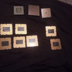 10 Cpus 3 Are Gold Pins