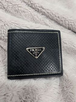 Men bifold Prada wallet
