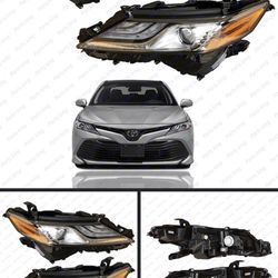 Toyota Camry Xse& Xle Full Led Headlight Set With DRL For 2018 -2023 Driver Side And Passenger Side 