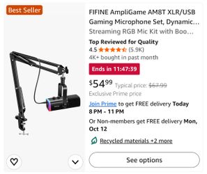 FIFINE Gaming Microphone