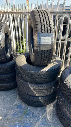 LT275-70 /18 ContinentalSet Of 4 Tires 95% life Installed And Balanced Set De 4 Llantas Como Nuevas Instaladas Y Balanceadas