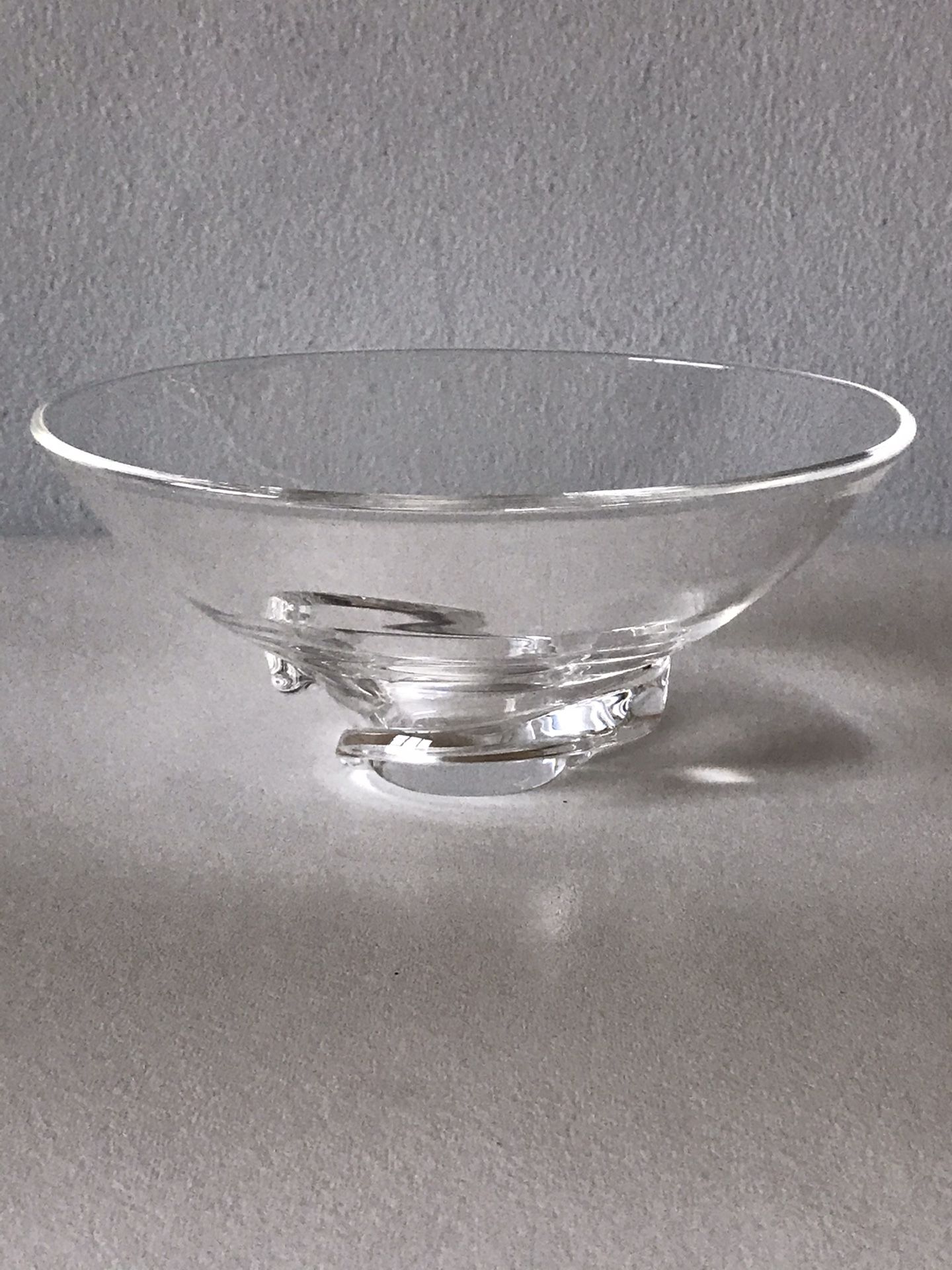 VINTAGE STUBEN ART GLASS BOWL DISH -SIGNED- ART NOUVEAU MODERN ANTIQUE