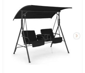 Black Metal Swinging chairs