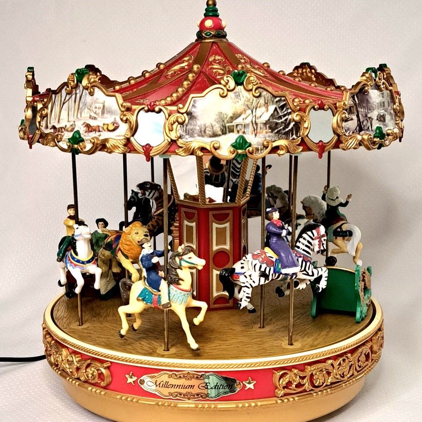 Mr. Christmas Gold Label Collection World's Fair Carousel