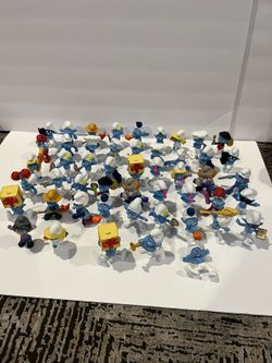 Smurfs Figures PVC McDonalds 50pc Lot Happy Meal Toy 2011 & 2013