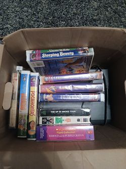 Disney VHS Movies With VCR