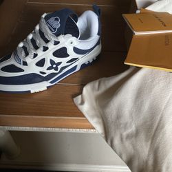 Lv skates sneaker ( marine blue ) size 9