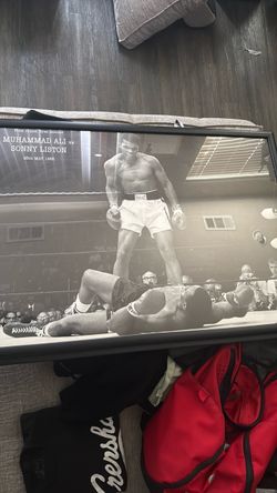 Muhammad Ali vs Sonny Liston Framed Photo Print