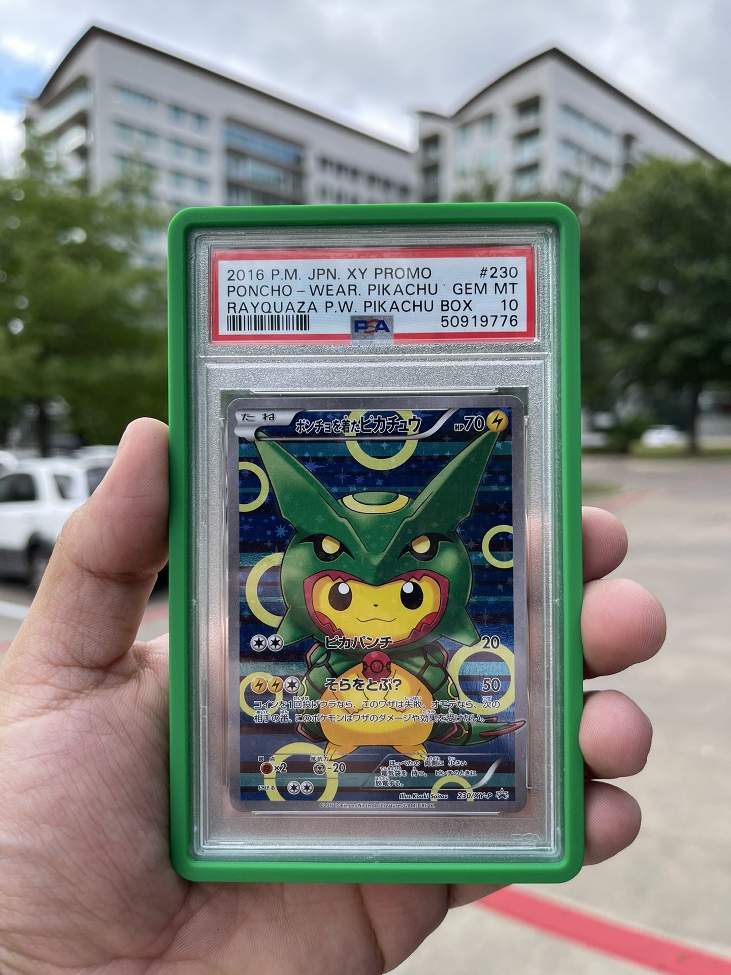 Poncho Pikachus PSA10