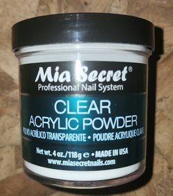 Mia Secret Clear Acrylic Nail Powder