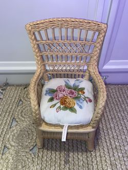 American Girl Pleasant Company Wicker Doll Chairs