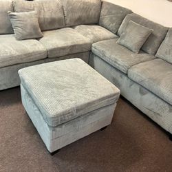 Sectional Sofa With Ottoman