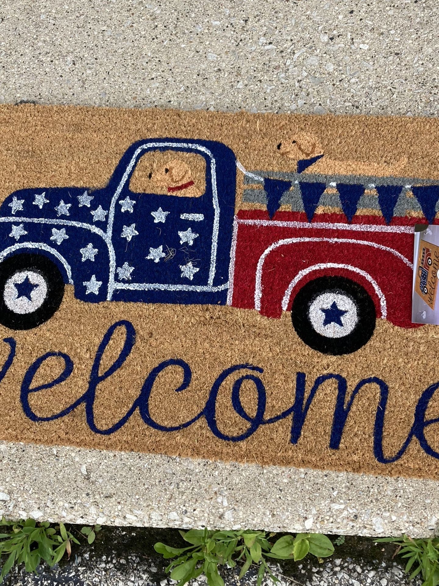 Beautiful Dog Welcome Door Mat