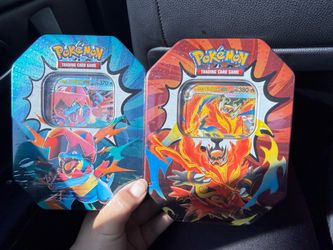 Pokémon TCG Mega Feraligatr ex & Mega Emboar ex Tins