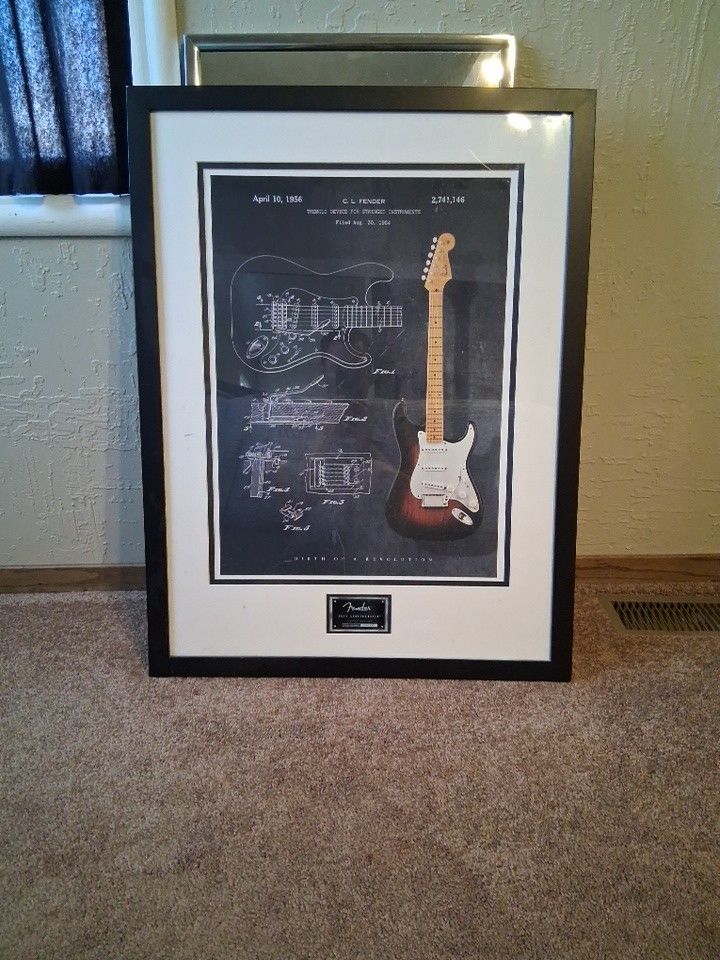 Fender Framed Print Limited Edition