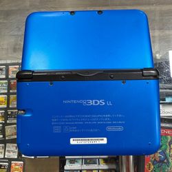 Nintendo 3DS XL Blue And Black Handheld System 