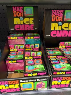 NEE DOH Nice Cube Stress Relief Toy - 100% Authentic Original Schylling - NEW Sealed