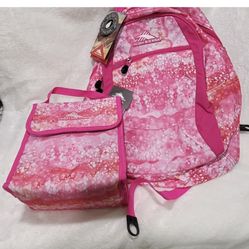 High Sierra Women's Backpack and lunch bag color Pink size ONE. 