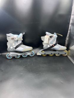 K2 Impulse LS Women's Inline Skates Rollerblades Size 8 Blue Gray w/ Box