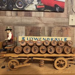 Lowenbrau vintage beer wagon