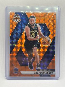 2024-25 Panini Mosaic Stephen Curry #163 Orange /249