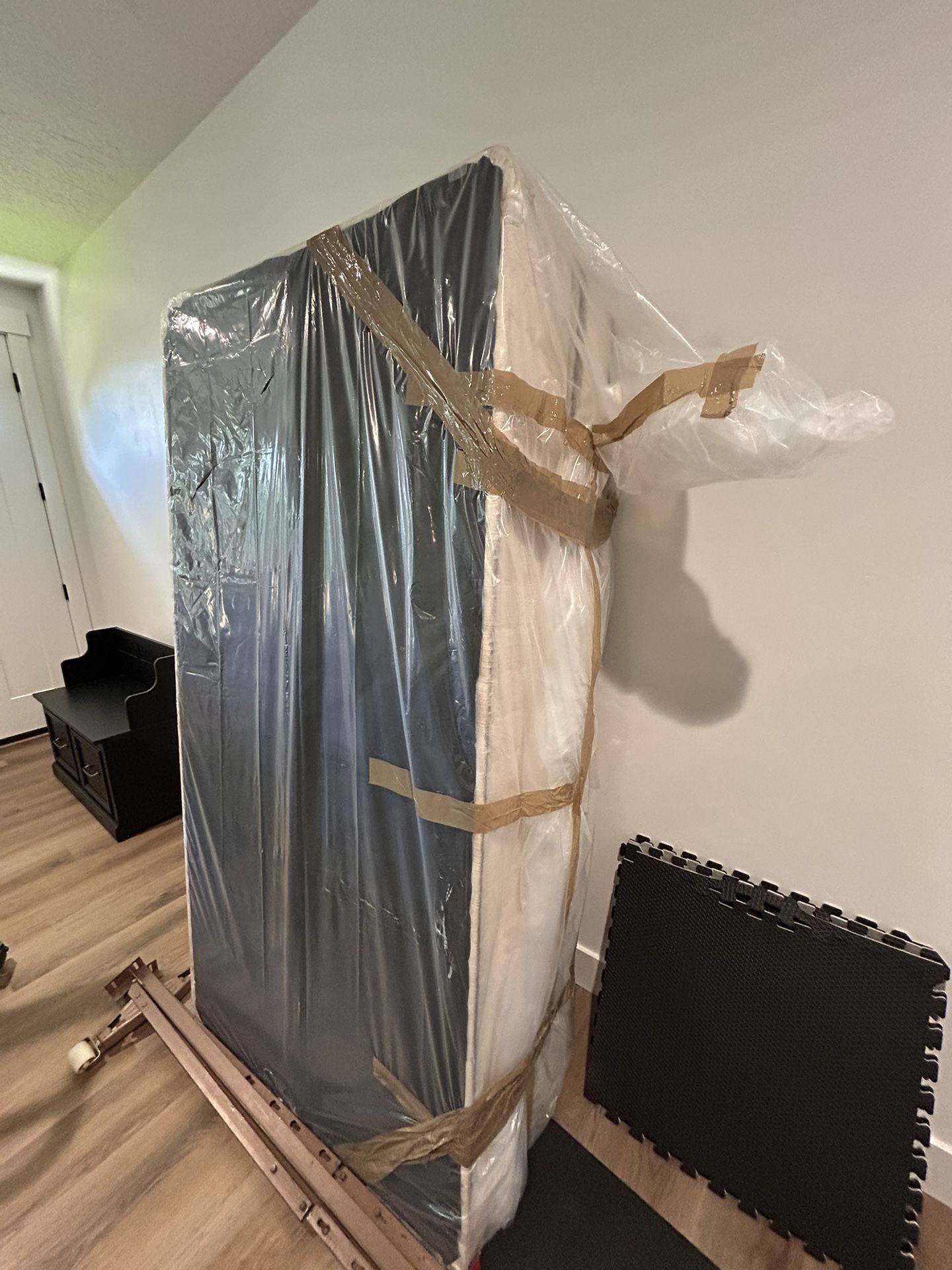 Twin XL Mattress, Box Spring, & Frame