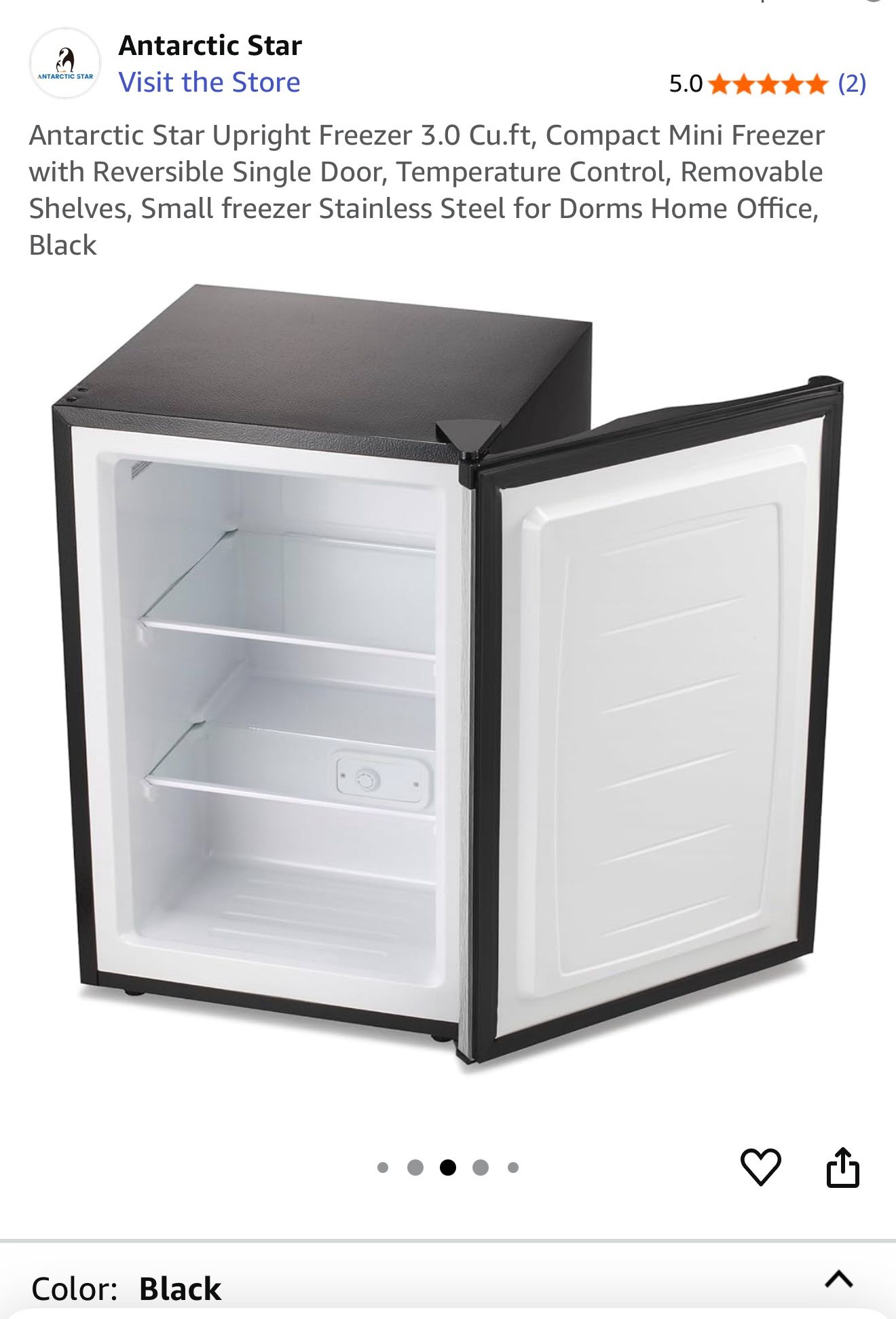 Gently used pretty much new mini freezer