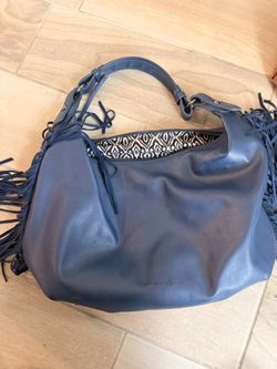 Blue Fringe Purse 👛