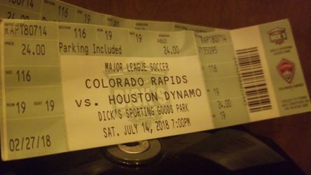 Two Tickets major league soccer