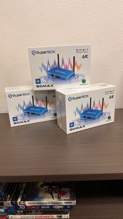 SuperBox S6 Max 6K Android Smart TV Box | Sports Movies TV | Voice Remote | No Monthly Fees