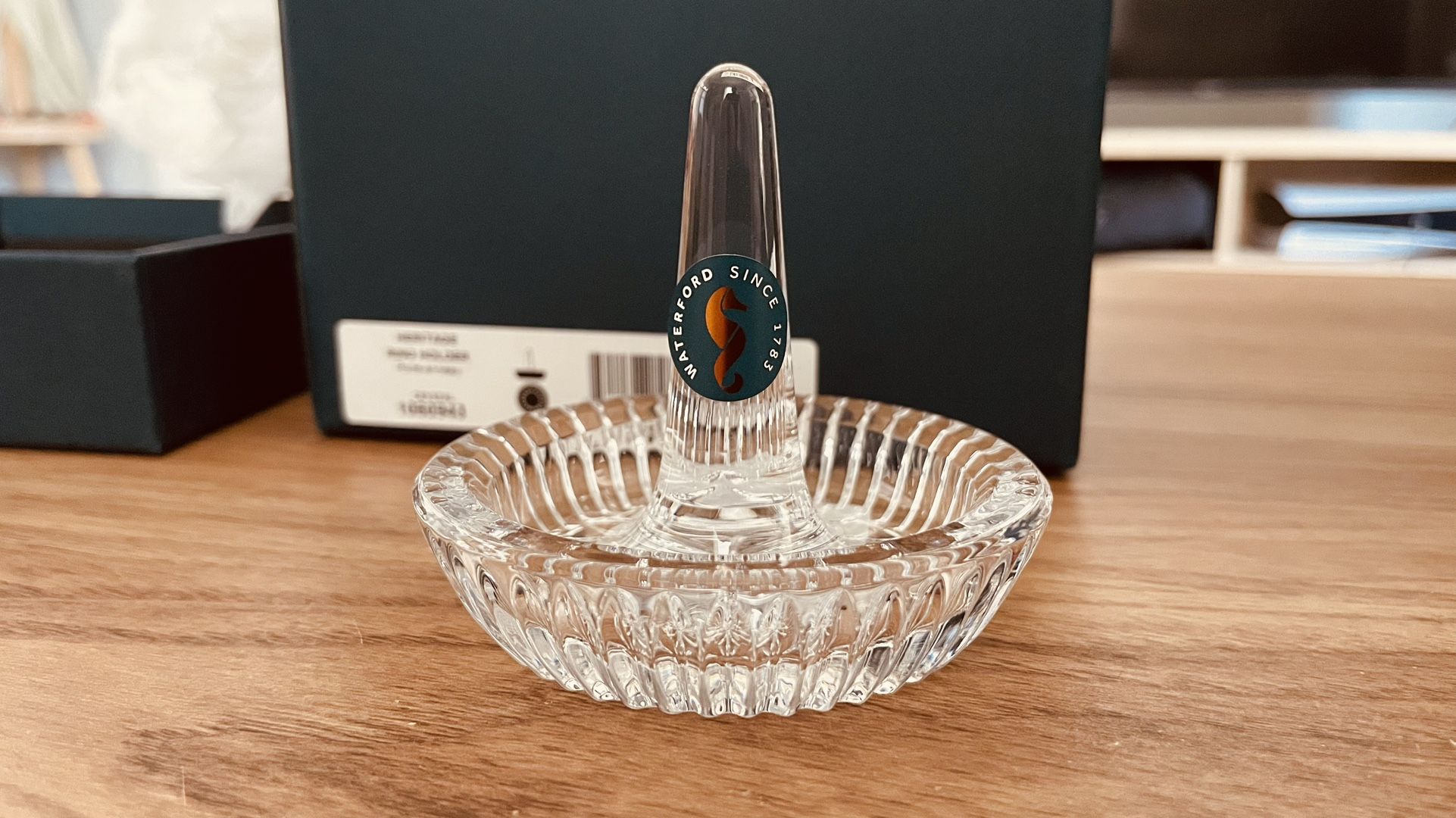 Waterford Heritage Crystal Round Ring Holder