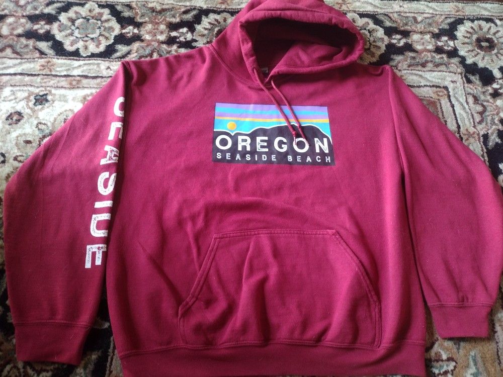 Seaside Oregon Hoodie, Large